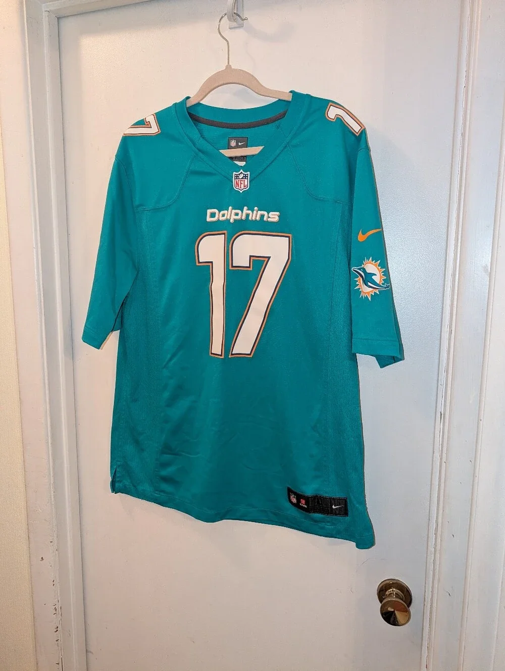 Nike Ryan Tannehill Miami Dolphins #17 Jersey Men’s L Teal